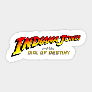 Indiana Jones and the dial of destiny Sticker